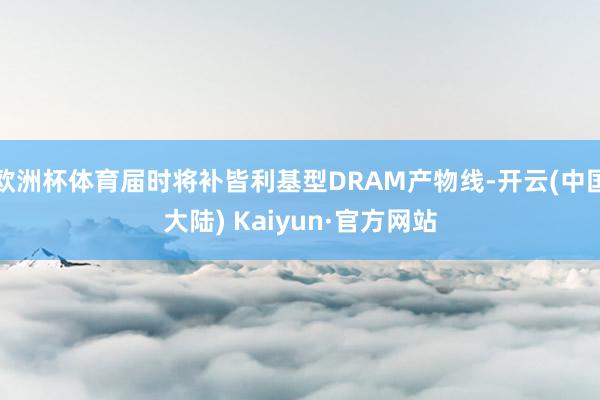 欧洲杯体育届时将补皆利基型DRAM产物线-开云(中国大陆) Kaiyun·官方网站