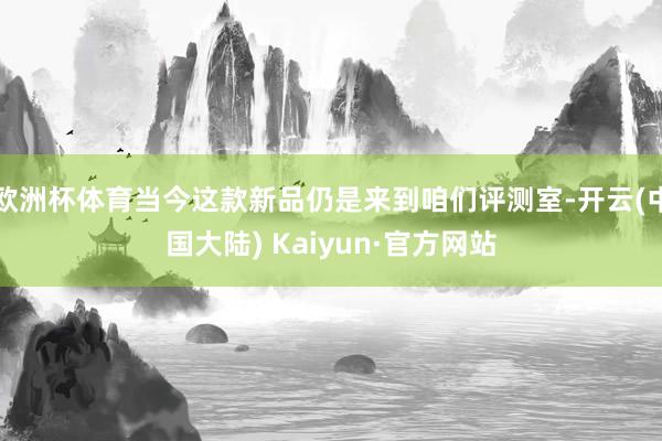 欧洲杯体育当今这款新品仍是来到咱们评测室-开云(中国大陆) Kaiyun·官方网站