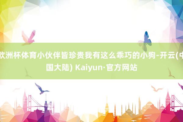 欧洲杯体育小伙伴皆珍贵我有这么乖巧的小狗-开云(中国大陆) Kaiyun·官方网站